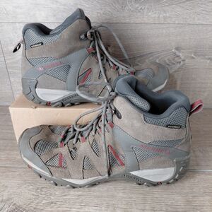 Merrell Accentor 3 Boots Mens 9 Gray Mid Waterproof Outdoor Hiking Trail Shoes